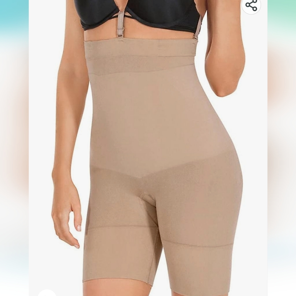 Euroskins women's seamless High waisted mid Thigh short
